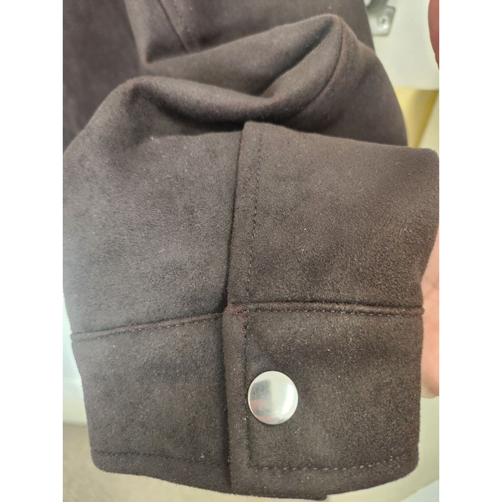 Universal Thread Brown Faux Suede Cropped Jacket XL - Picture 9 of 14